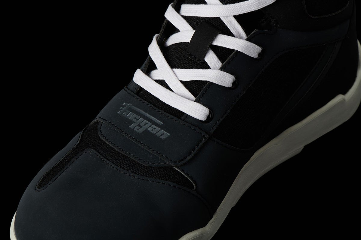Chaussures Moto Furygan GET DOWN D3O® — Homologué CE Noir - Blanc - LE PRATIQUE DU MOTARD