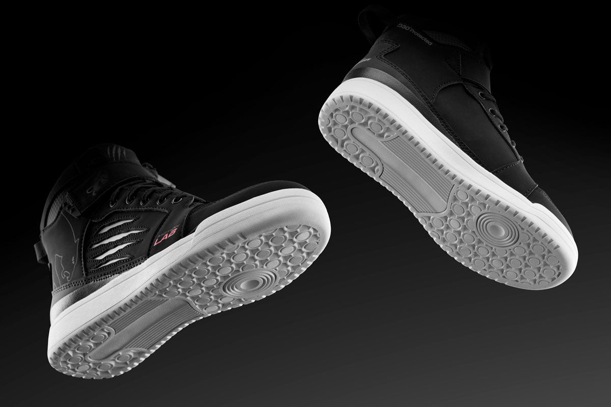Chaussures Moto Furygan TARMAC D3O® — Homologué CE Noir - Blanc - LE PRATIQUE DU MOTARD