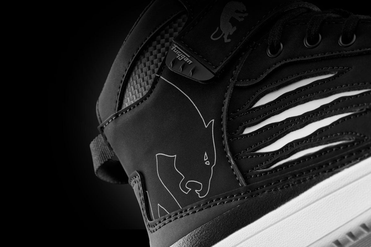 Chaussures Moto Furygan TARMAC D3O® — Homologué CE Noir - Blanc - LE PRATIQUE DU MOTARD