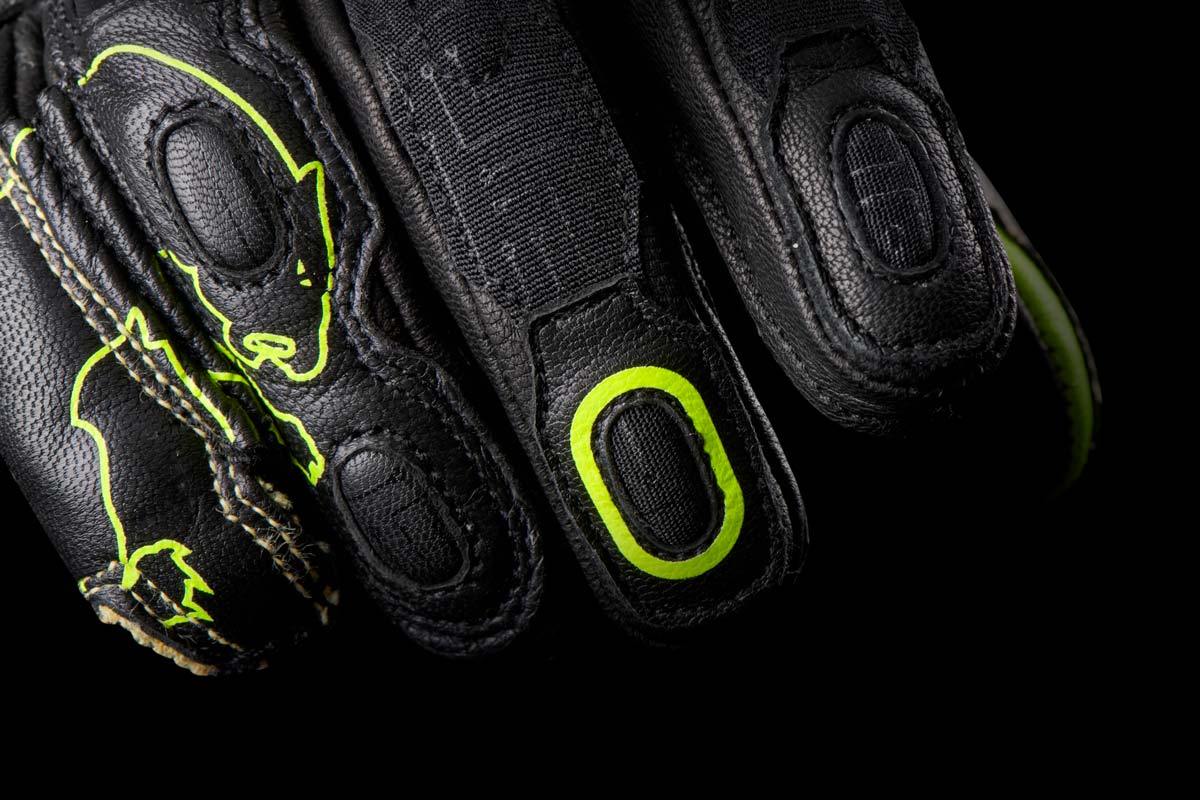 Gants Moto Furygan STYG20 X KEVLAR® Noir - Jaune stab - Blanc — Certifié CE - LE PRATIQUE DU MOTARD