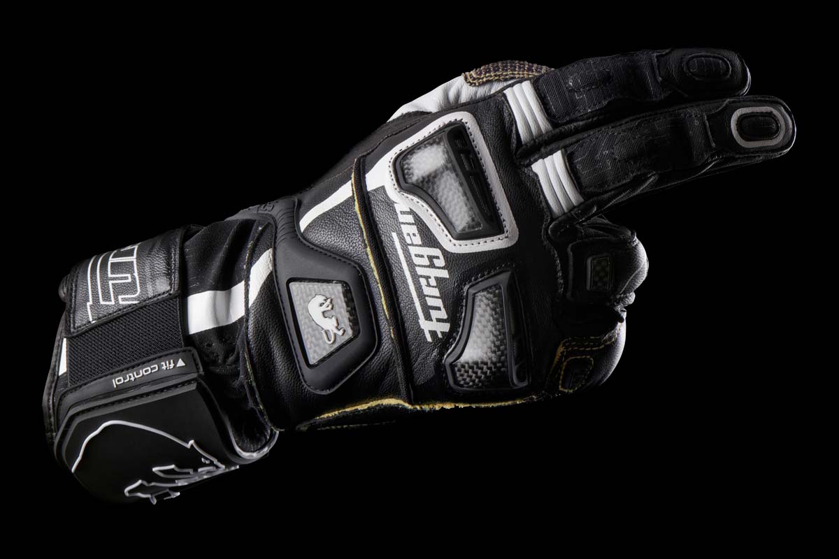 Gants Moto Furygan STYG20 X KEVLAR® Noir - Blanc — Certifié CE - LE PRATIQUE DU MOTARD