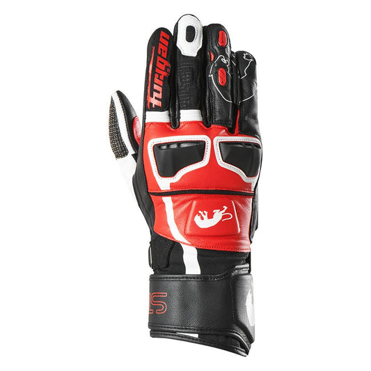 Gants Moto Furygan STYG15 Noir - Blanc - Rouge — Certifié CE - LE PRATIQUE DU MOTARD