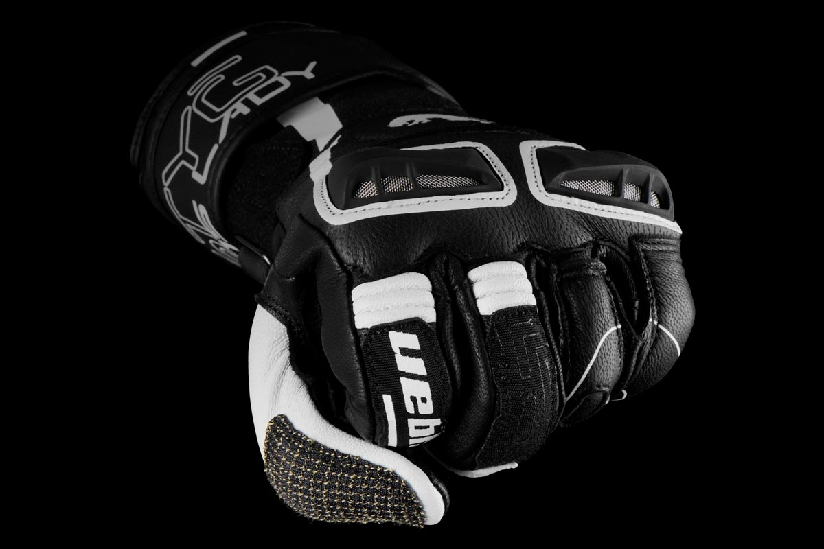 Gants Moto Furygan STYG15 LADY Noir - Blanc — Certifié CE - LE PRATIQUE DU MOTARD
