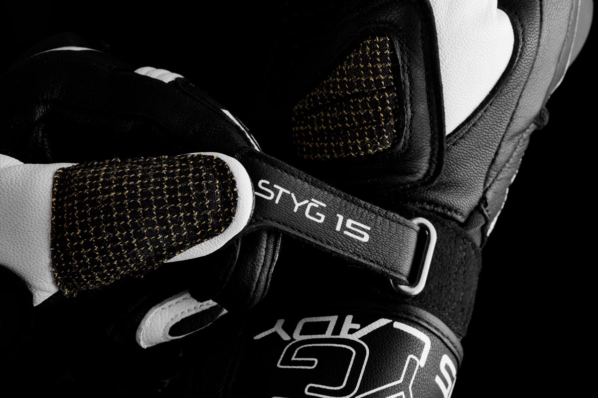 Gants Moto Furygan STYG15 LADY Noir - Blanc — Certifié CE - LE PRATIQUE DU MOTARD