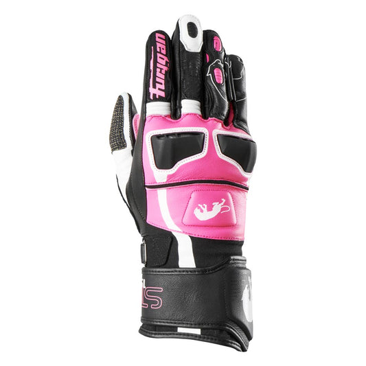 Gants Moto Furygan STYG15 LADY Noir - Rose — Certifié CE - LE PRATIQUE DU MOTARD