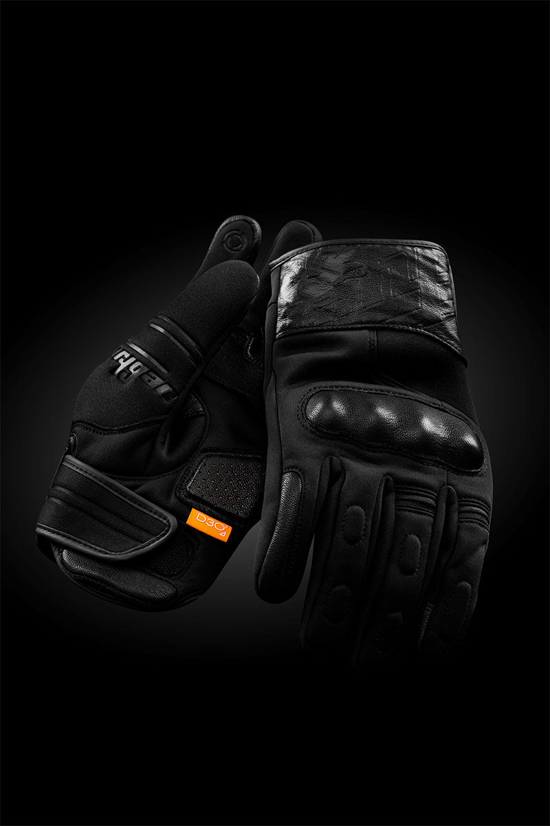 Gants Moto Furygan TD SOFT D3O® PRIMALOFT® Noir — Certifié CE - LE PRATIQUE DU MOTARD