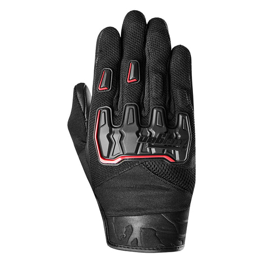 Gants Moto Furygan SHADE Noir - Rouge — Certifié CE - LE PRATIQUE DU MOTARD