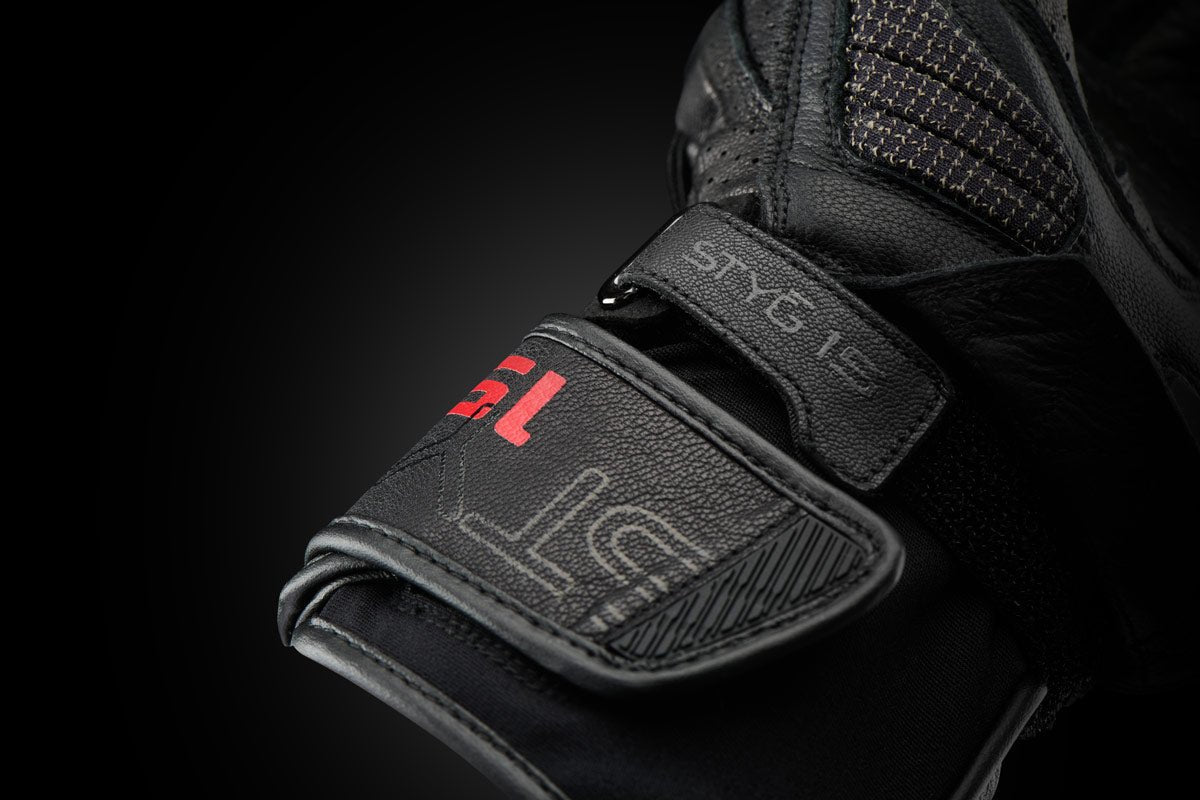 Gants Moto Furygan STYG15 VENTED Noir - Rouge — Certifié CE - LE PRATIQUE DU MOTARD