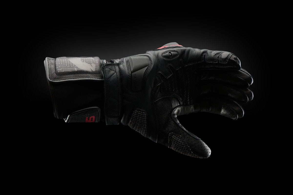 Gants Moto Furygan STYG15 VENTED Noir - Rouge — Certifié CE - LE PRATIQUE DU MOTARD