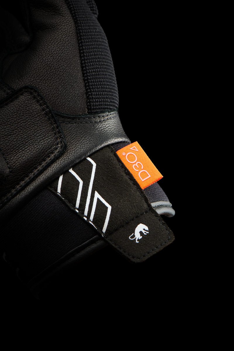 Gants Moto Furygan JET NEON D3O® LADY Noir - Blanc — Certifié CE - LE PRATIQUE DU MOTARD