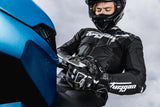 Gants Moto Furygan STYG20 X KEVLAR® Noir - Blanc — Certifié CE - LE PRATIQUE DU MOTARD