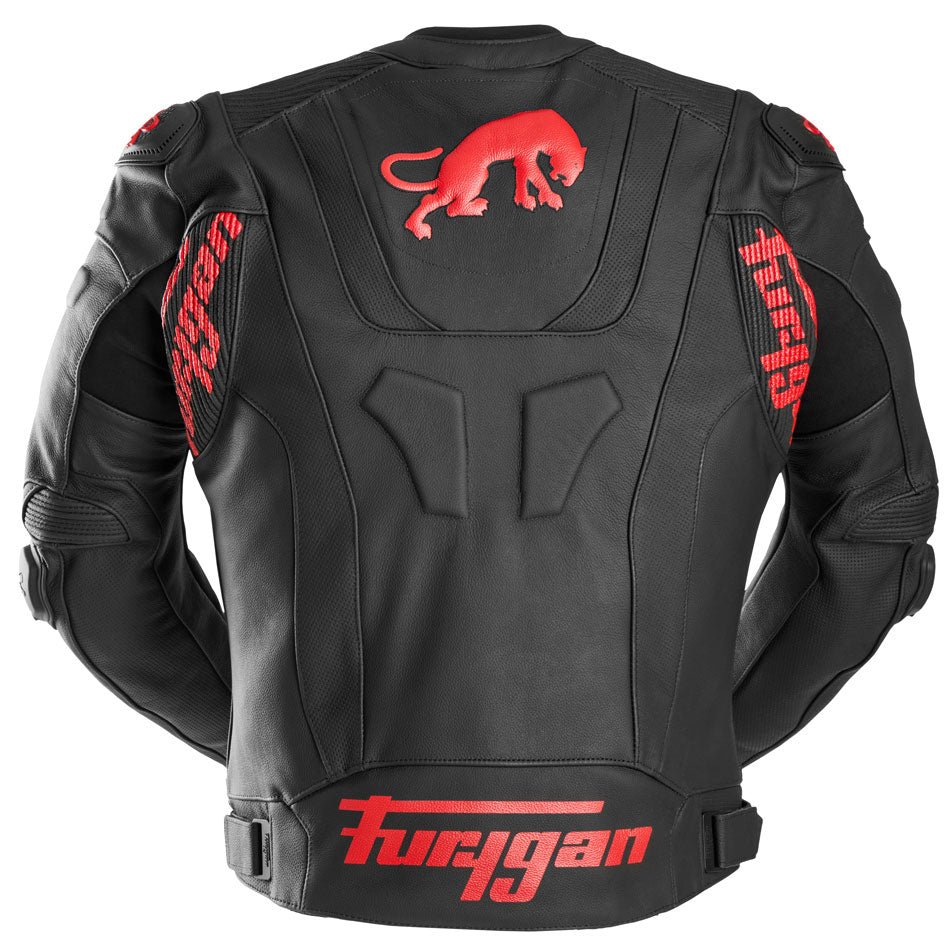 Blouson Moto Furygan RAPTOR EVO 3 — Protection CE Niveau AAA Noir - Rouge - LE PRATIQUE DU MOTARD