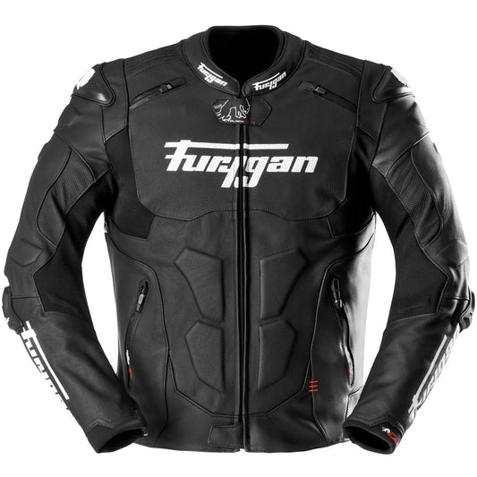 Blouson Moto Furygan RAPTOR EVO 3 — Protection CE Niveau AAA Noir - Blanc - LE PRATIQUE DU MOTARD