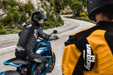 Pantalon Moto Furygan DRACK — Protection CE Niveau AAA Noir - Blanc - Blanc - LE PRATIQUE DU MOTARD