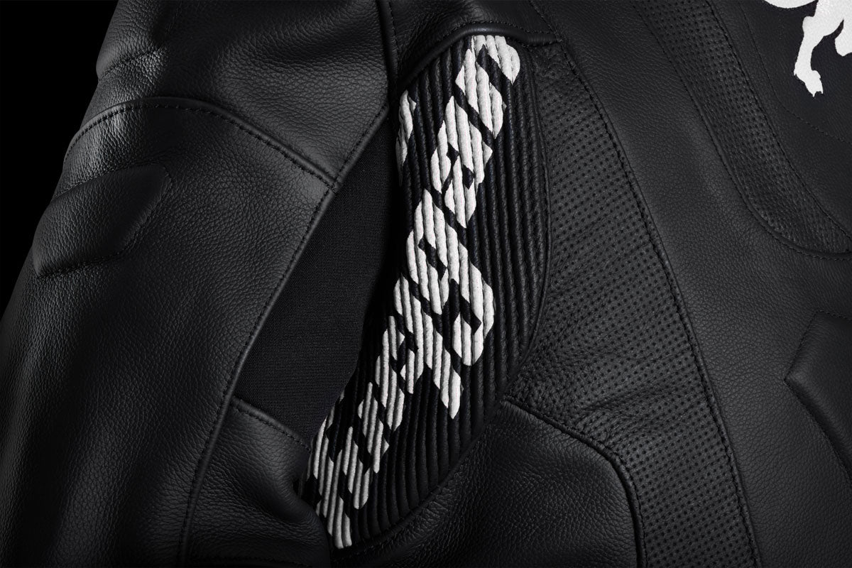 Blouson Moto Furygan RAPTOR EVO 3 — Protection CE Niveau AAA Noir - Blanc - LE PRATIQUE DU MOTARD