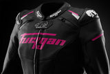 Blouson Moto Furygan RAPTOR LADY — Protection CE Niveau AAA Noir - Blanc - Rose - LE PRATIQUE DU MOTARD