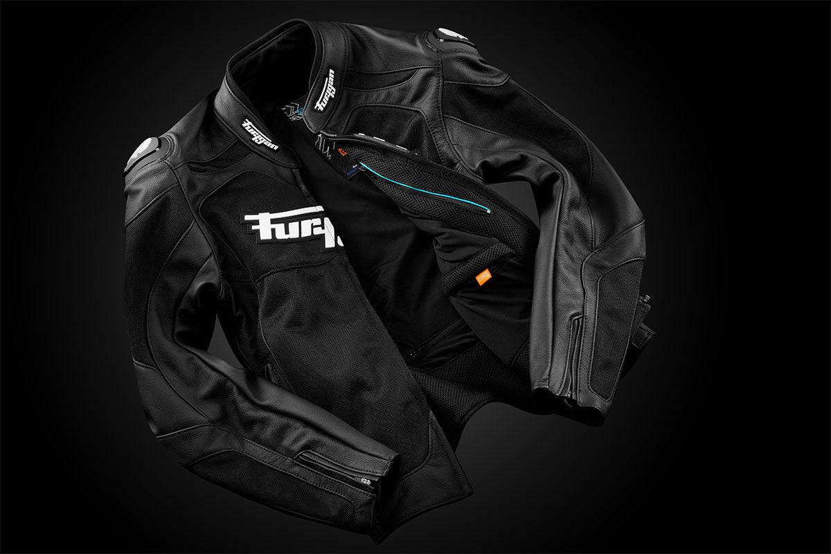 Blouson Moto Furygan SPEED MESH EVO 3 — Protection CE Niveau AA Noir - Blanc - LE PRATIQUE DU MOTARD