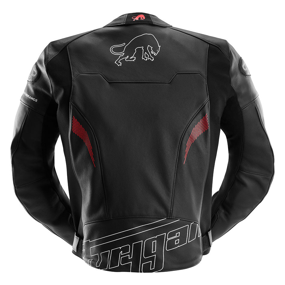 Blouson Moto Furygan HELIX — Protection CE Niveau AAA Noir - Blanc - Rouge - LE PRATIQUE DU MOTARD