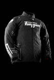 Blouson Moto Furygan NEON KID — Protection CE Niveau AA Noir - Blanc - Anthracite - LE PRATIQUE DU MOTARD