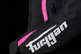 Blouson Moto Furygan MYSTIC EVO VENTED — Protection CE Niveau A Noir - Blanc - Rose - LE PRATIQUE DU MOTARD