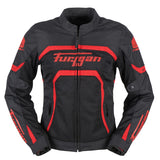 Blouson Moto Furygan MYSTIC EVO VENTED — Protection CE Niveau A Noir - Rouge - LE PRATIQUE DU MOTARD