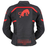 Blouson Moto Furygan MYSTIC EVO VENTED — Protection CE Niveau A Noir - Rouge - LE PRATIQUE DU MOTARD