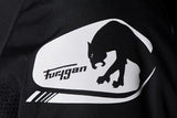 Blouson Moto Furygan MYSTIC EVO VENTED — Protection CE Niveau A Noir - Blanc - LE PRATIQUE DU MOTARD