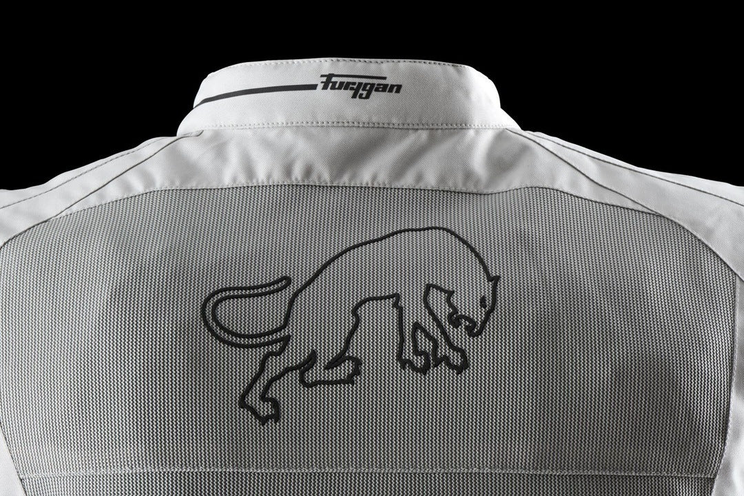 Blouson Moto Furygan AQUILON — Protection CE Niveau A Pearl - Gris - LE PRATIQUE DU MOTARD