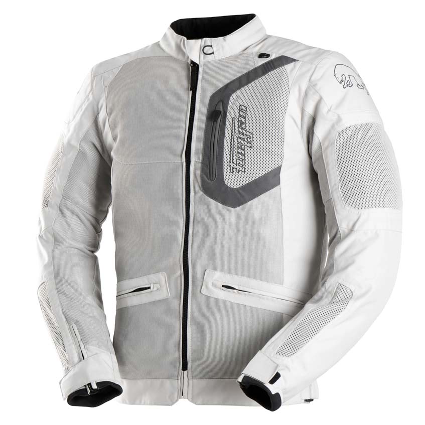 Blouson Moto Furygan AQUILON — Protection CE Niveau A Pearl - Gris - LE PRATIQUE DU MOTARD