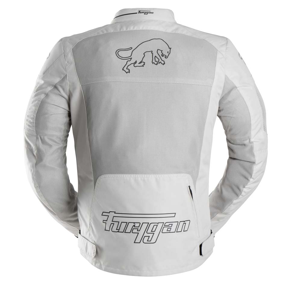 Blouson Moto Furygan AQUILON — Protection CE Niveau A Pearl - Gris - LE PRATIQUE DU MOTARD
