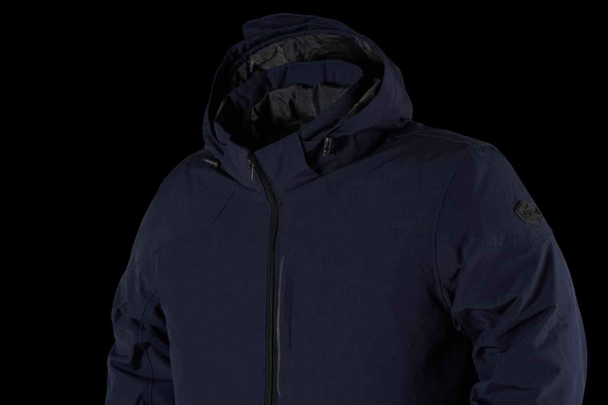 Blouson Moto Furygan LONDON EVO 2 — Protection CE Niveau A Bleu - LE PRATIQUE DU MOTARD