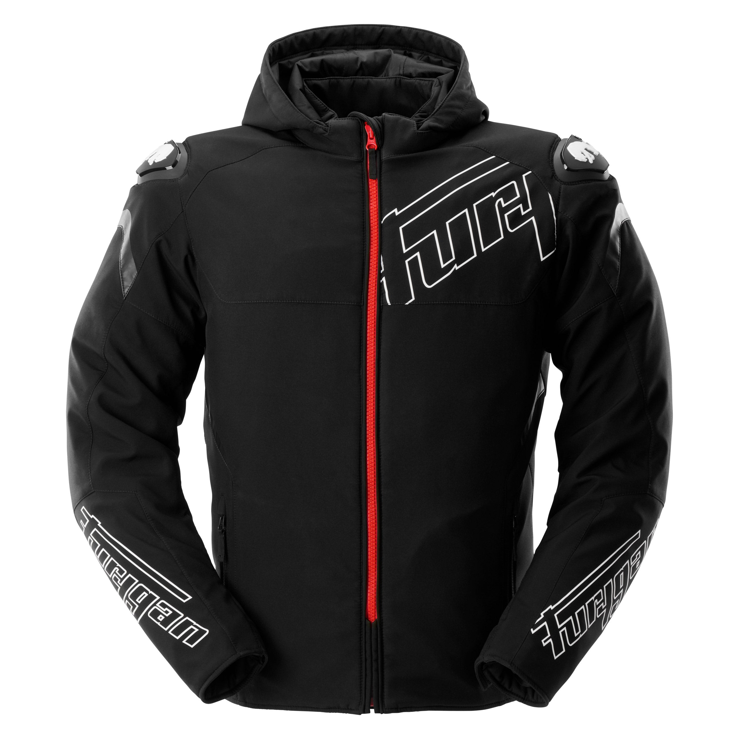 Blouson Moto Furygan SEKTOR ROADSTER EVO — Protection CE Niveau AA Noir - Blanc - Rouge - LE PRATIQUE DU MOTARD