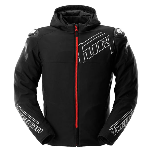 Blouson Moto Furygan SEKTOR ROADSTER EVO — Protection CE Niveau AA Noir - Blanc - Rouge - LE PRATIQUE DU MOTARD