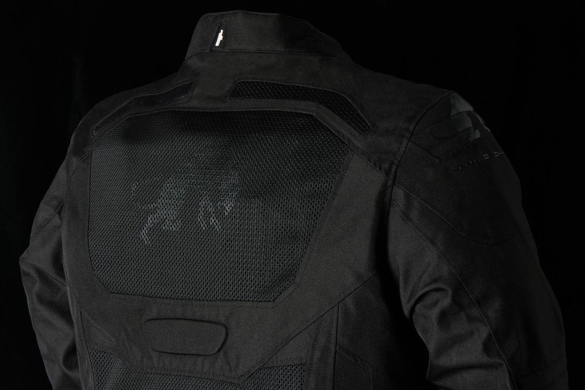 Blouson Moto Furygan ATOM VENTED EVO — Protection CE Niveau A Noir - Noir - LE PRATIQUE DU MOTARD