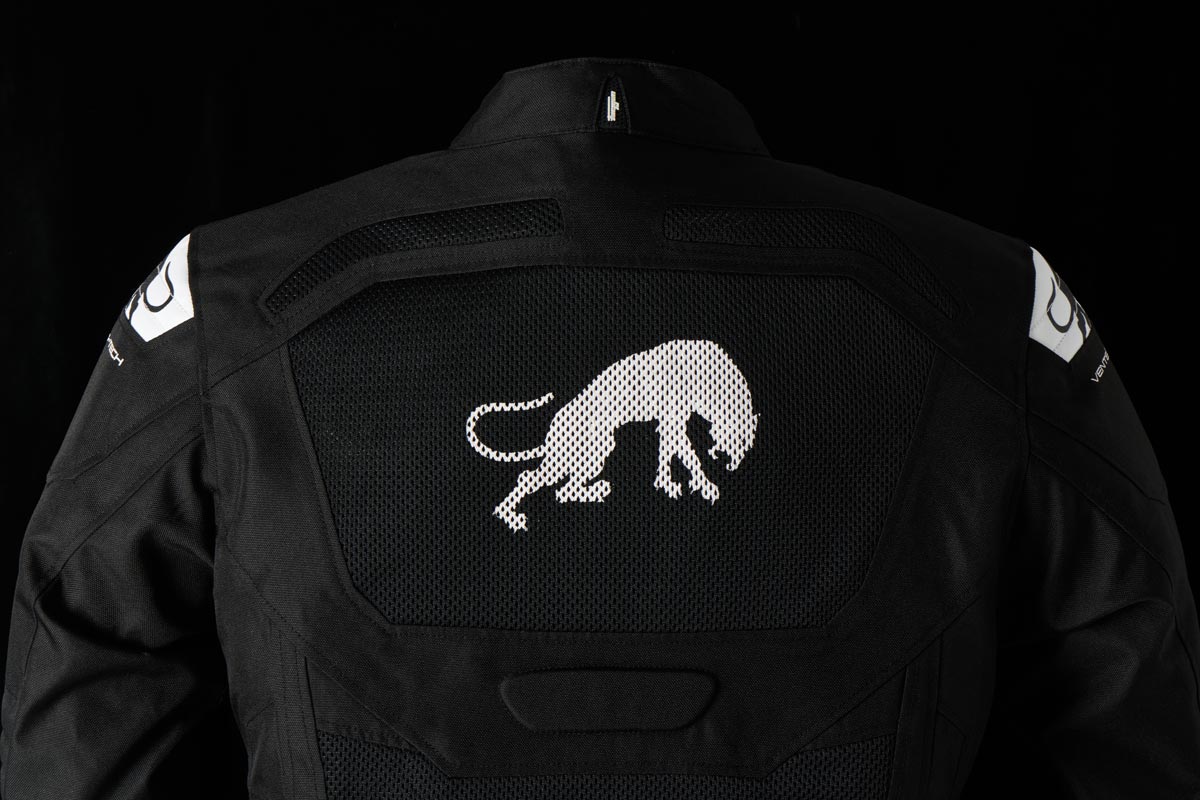 Blouson Moto Furygan ATOM VENTED EVO — Protection CE Niveau A Noir - Blanc - LE PRATIQUE DU MOTARD