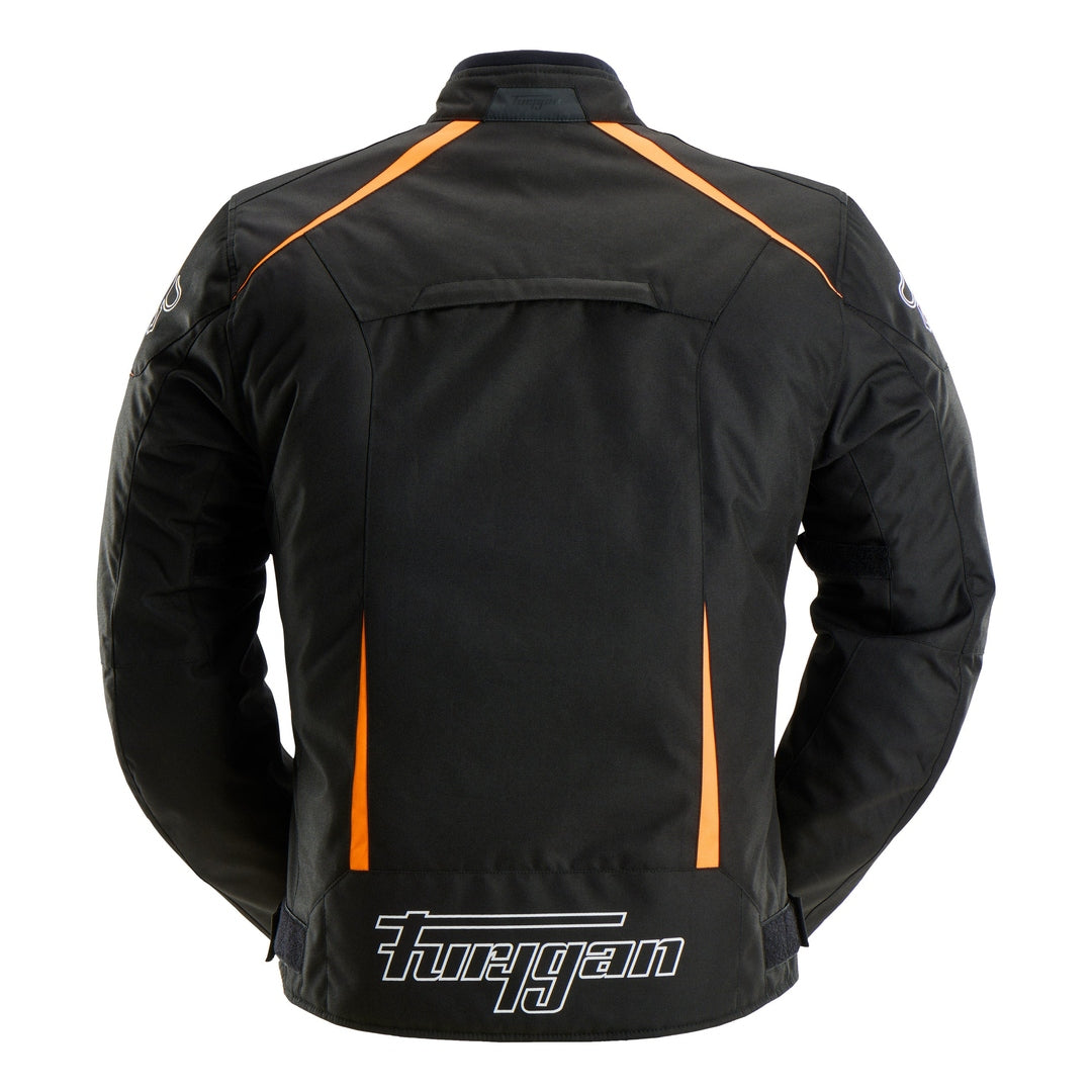 Blouson Moto Furygan YORI — Protection CE Niveau AA Noir - Blanc - Orange stab - LE PRATIQUE DU MOTARD