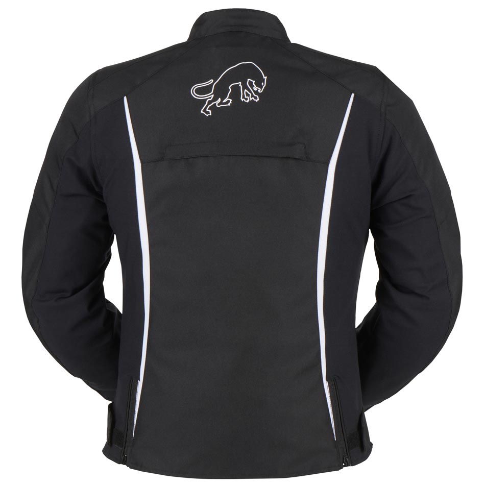 Blouson Moto Furygan ODESSA — Protection CE Niveau AA Noir - Blanc - LE PRATIQUE DU MOTARD
