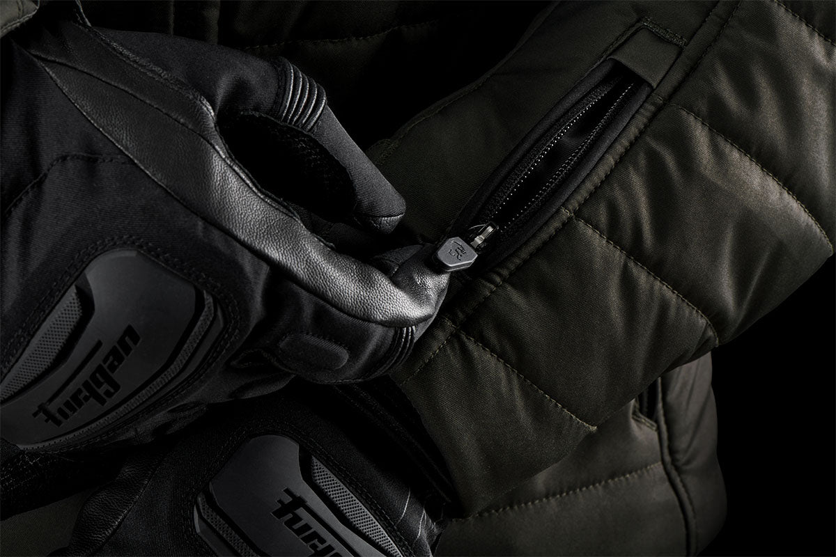 Blouson Moto Furygan BJORN PRIMALOFT® — Protection CE Niveau A Zinc - LE PRATIQUE DU MOTARD