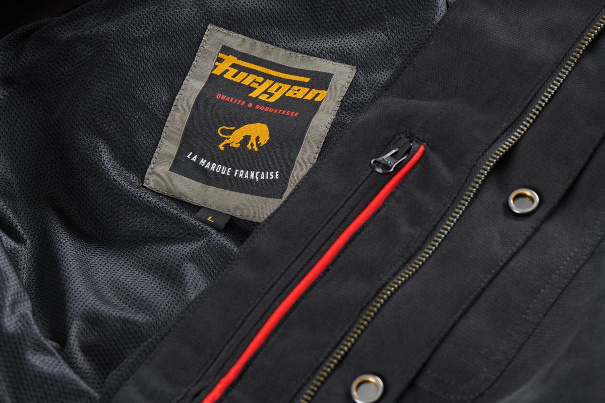 Blouson Moto Furygan MARLON X KEVLAR® — Protection CE Niveau AA Noir - LE PRATIQUE DU MOTARD