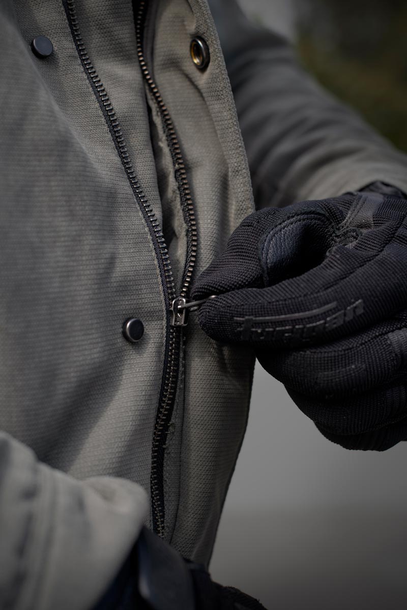 Blouson Moto Furygan MARLON X KEVLAR® — Protection CE Niveau AA Kaki - LE PRATIQUE DU MOTARD