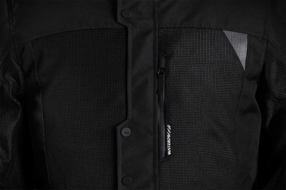 Blouson Moto Furygan OSKAR VENTED — Protection CE Niveau A Noir - LE PRATIQUE DU MOTARD