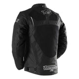 Blouson Moto Furygan WB08 VENTED+ — Protection CE Niveau A Noir - Blanc - LE PRATIQUE DU MOTARD