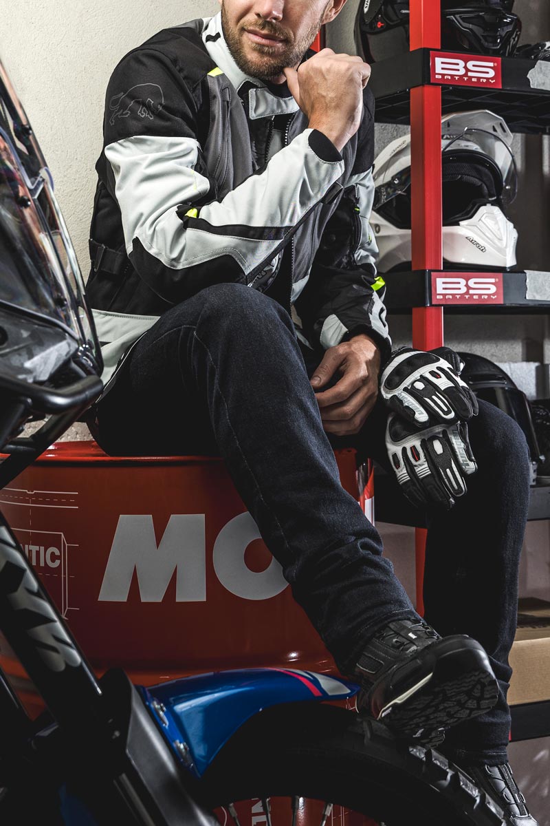 Blouson Moto Furygan BROOKS — Protection CE Niveau AA Noir - Pearl - Anthra - Stab - LE PRATIQUE DU MOTARD
