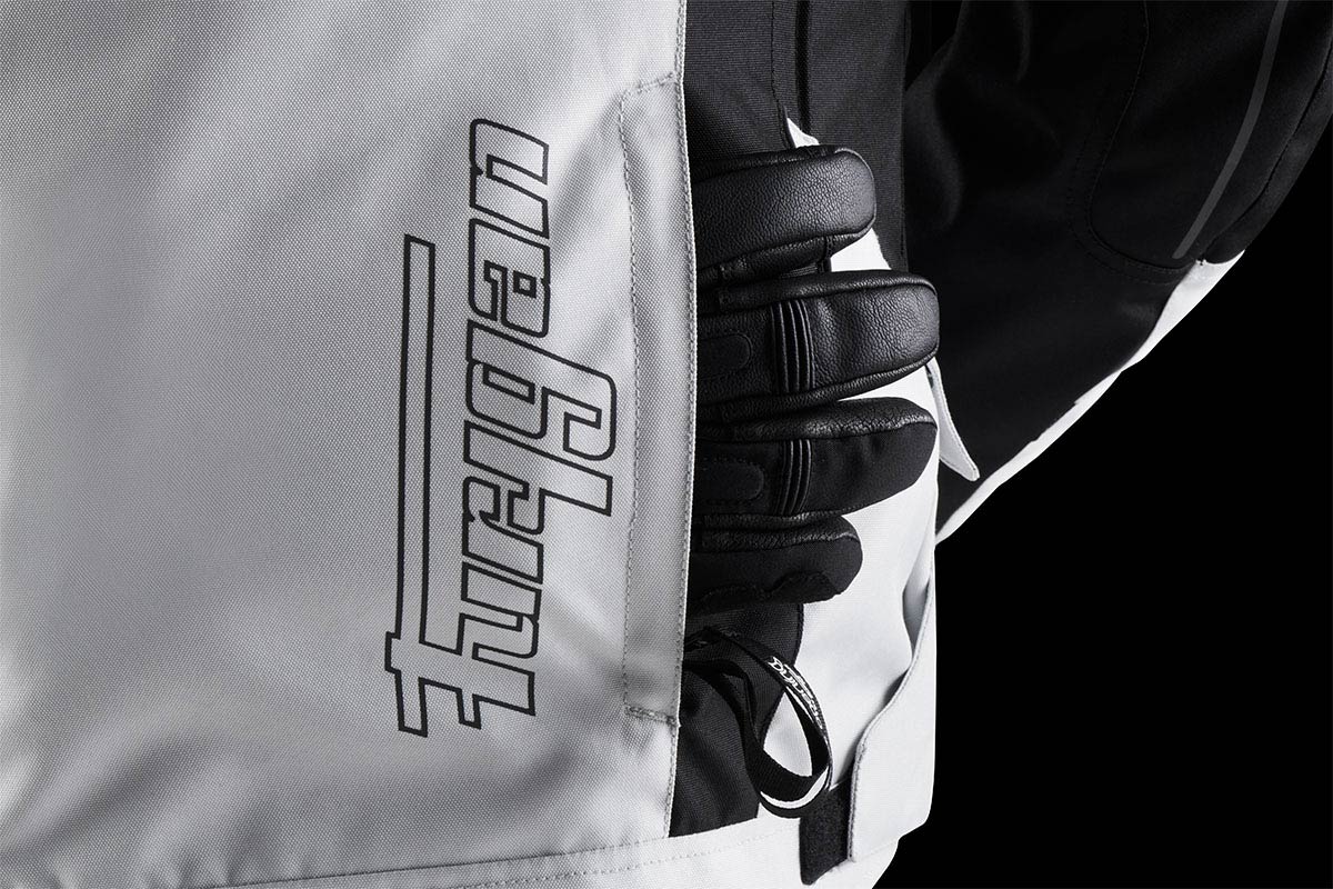 Blouson Moto Furygan BROOKS — Protection CE Niveau AA Noir - Pearl - Anthra - Stab - LE PRATIQUE DU MOTARD