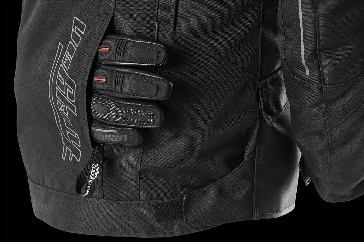 Blouson Moto Furygan BROOKS — Protection CE Niveau AA Noir - LE PRATIQUE DU MOTARD