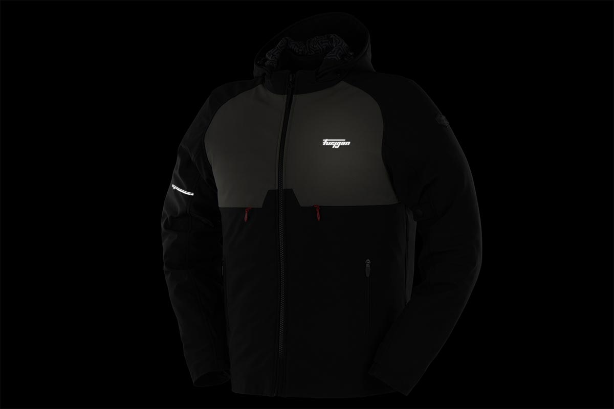 Blouson Moto Furygan ADDAX — Protection CE Niveau AA Noir - Kaki - LE PRATIQUE DU MOTARD