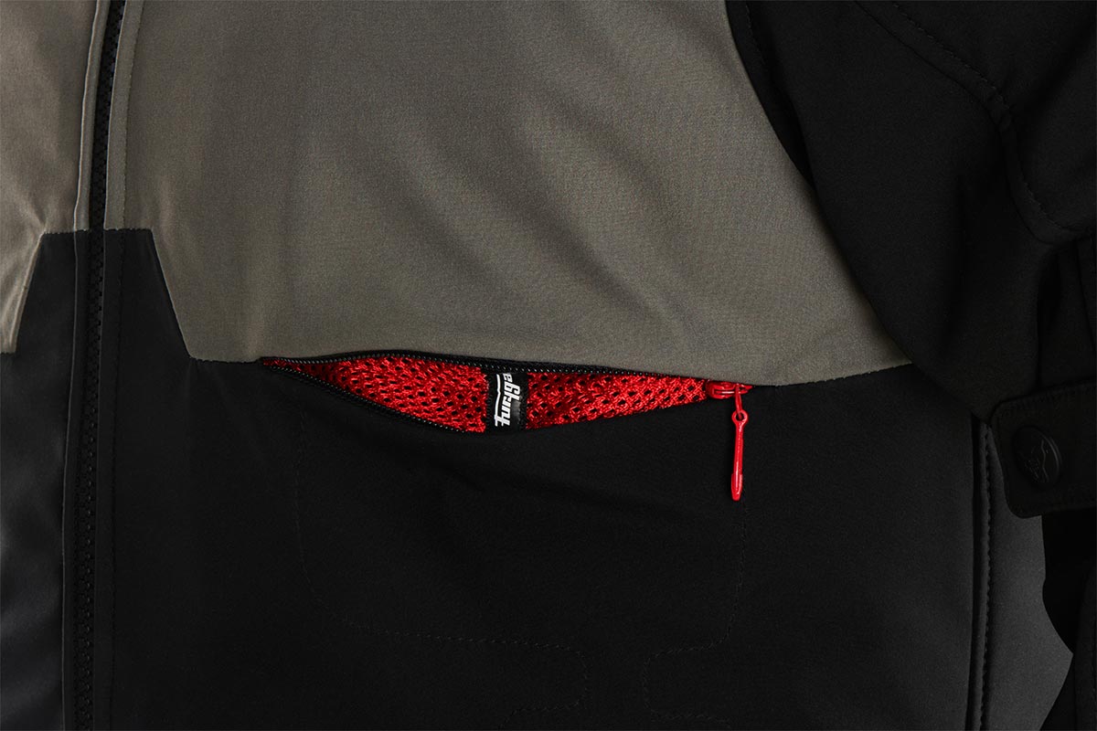 Blouson Moto Furygan ADDAX — Protection CE Niveau AA Noir - Kaki - LE PRATIQUE DU MOTARD