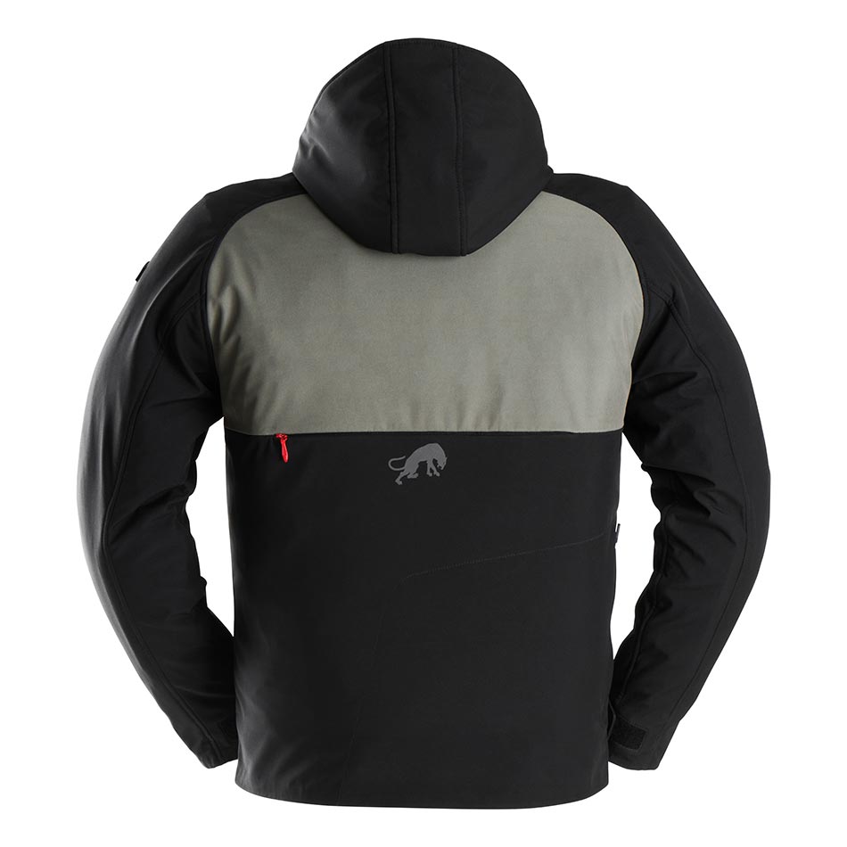 Blouson Moto Furygan ADDAX — Protection CE Niveau AA Noir - Kaki - LE PRATIQUE DU MOTARD