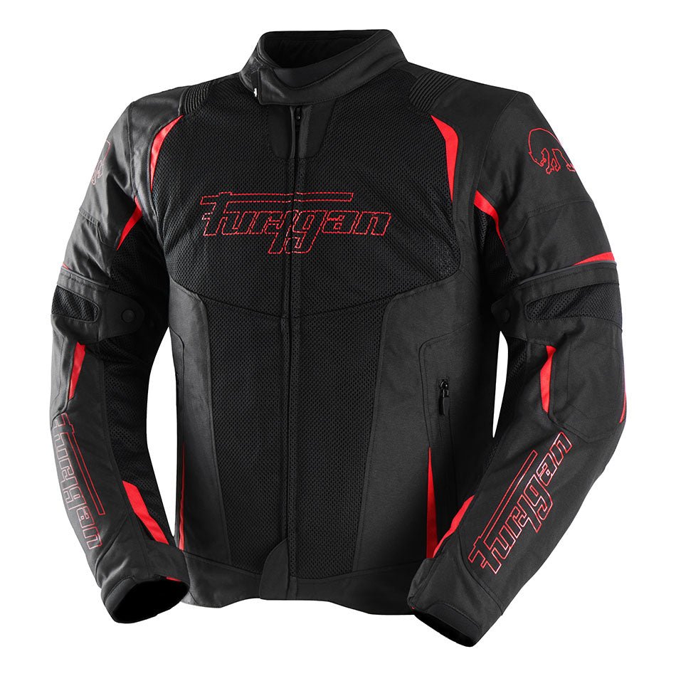 Blouson Moto Furygan ULTRASPARK 3IN1 VENTED+ — Protection CE Niveau A Noir - Rouge - LE PRATIQUE DU MOTARD