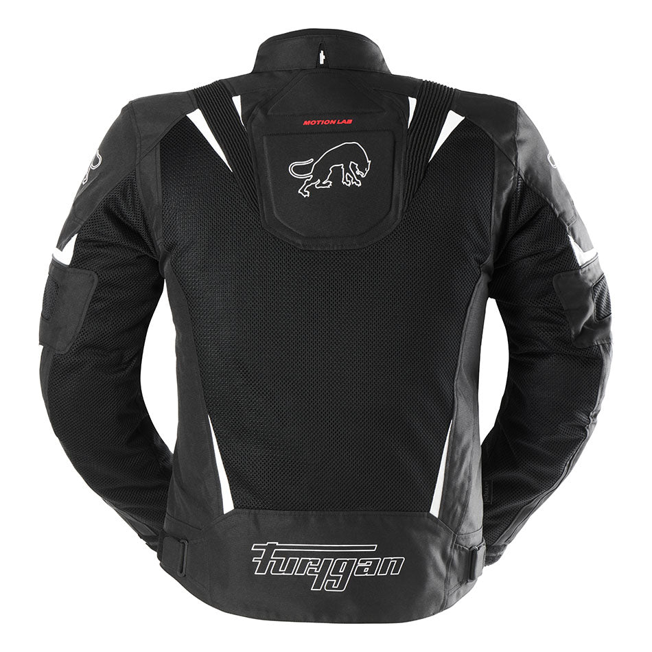 Blouson Moto Furygan ULTRASPARK 3IN1 VENTED+ — Protection CE Niveau A Noir - Blanc - LE PRATIQUE DU MOTARD